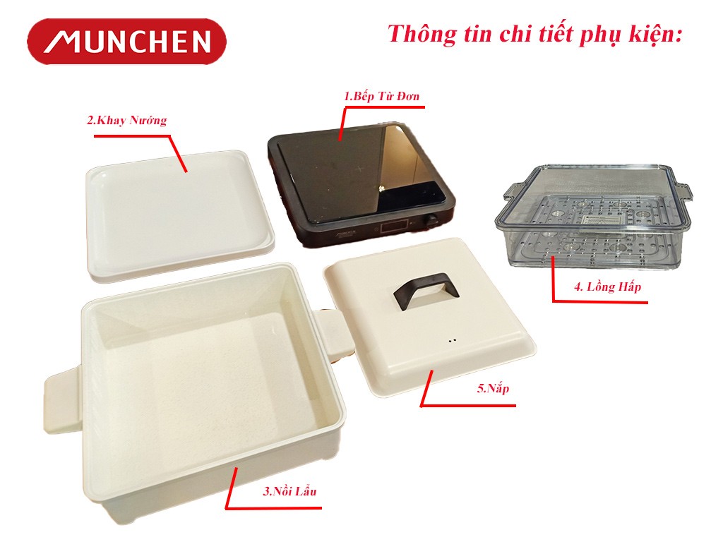 Bếp từ đa năng GMC850 (All in one)